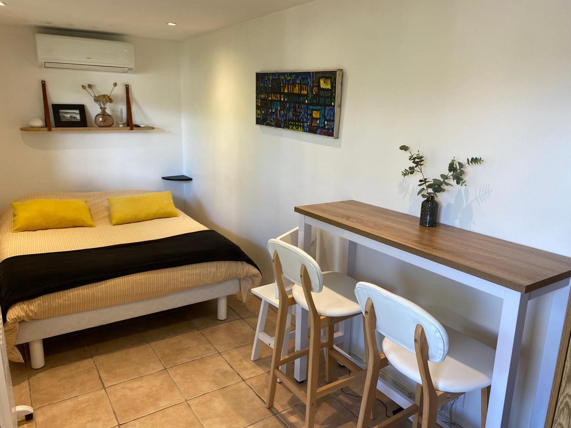 Petite chambre indépendante avec sdb, clim et parking privé Nice Extérieur photo
